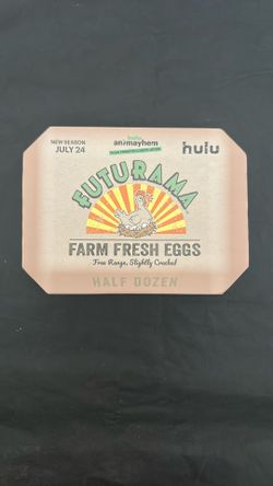 Futurama Farm Fresh Eggs Pins