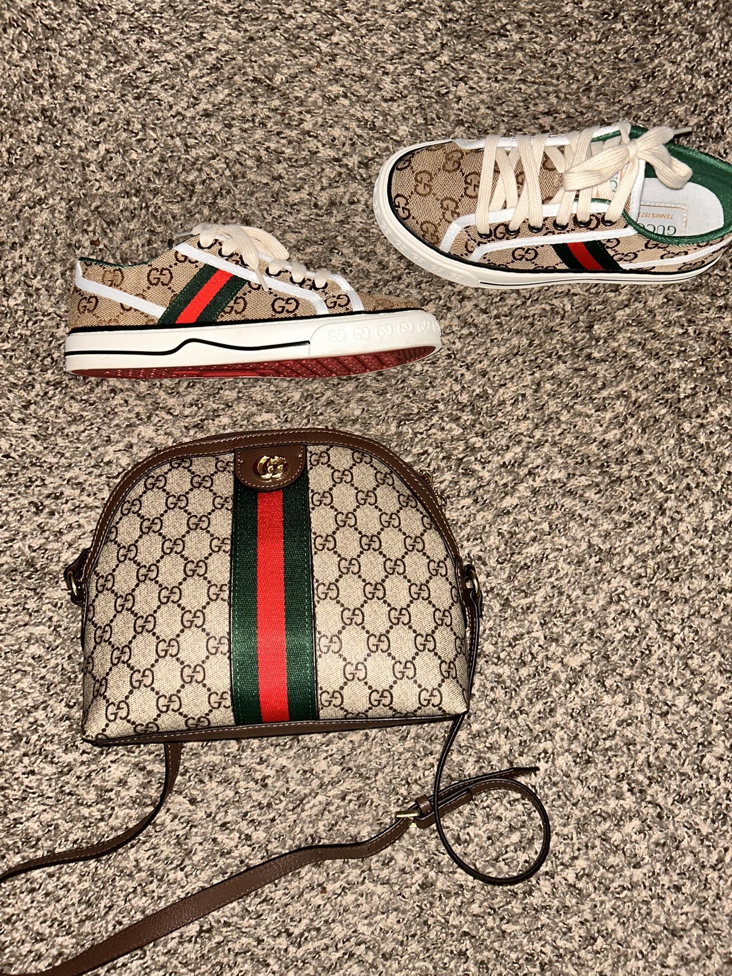 Gucci Ophidia Purse And Sneaker
