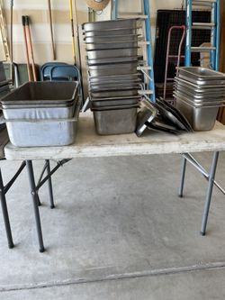 Stainless Pans/trays 