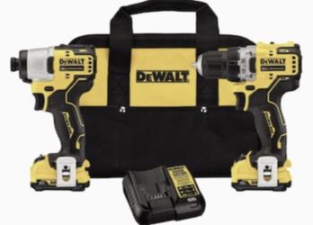 DEWALT XTREME 2-Tool 12-volt Max Power Tool Combo Kit with Soft Case (ChargeIncluded and 2-Batteries Included)