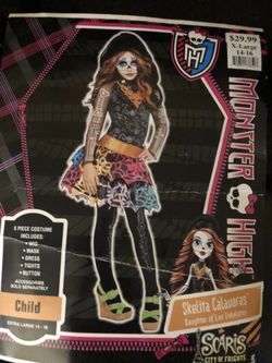 Monster high child large 14-16