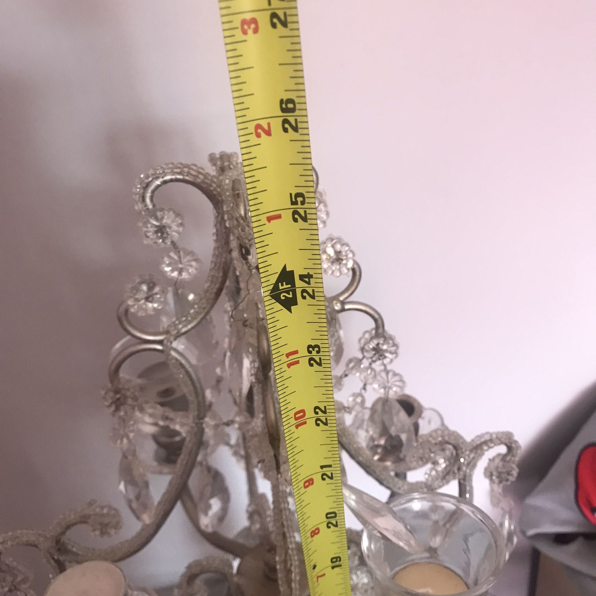 3 Cristal Candélabres