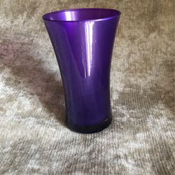 PURPLE /Amethyst  GLASS VASE 