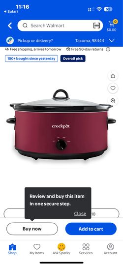 Maroon crockpot