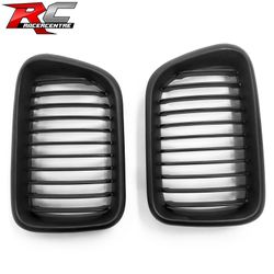 Fits 97-98 BMW E36 3-Series Performance Front Bumper Upper Grilles Black ABS