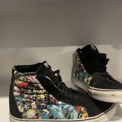 Alice in wonderland vans size 12