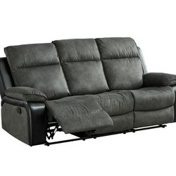 Woodsway Gray Reclining Set

