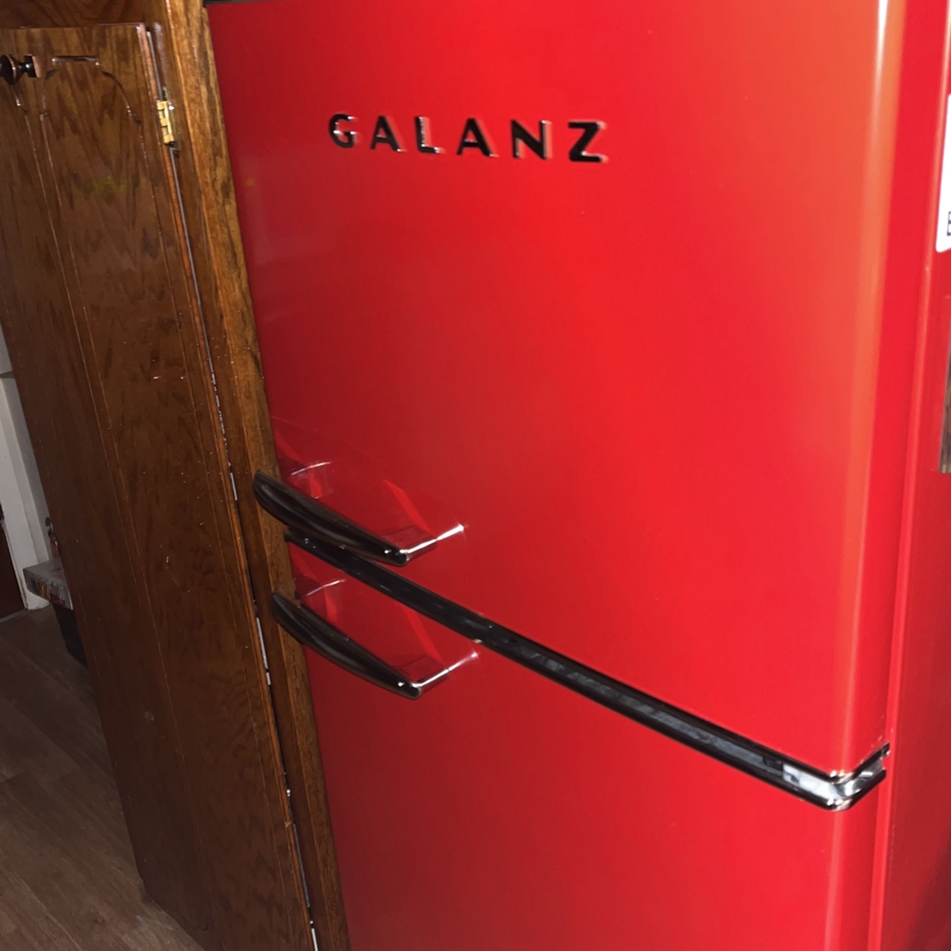 Red Refrigerator Bought New