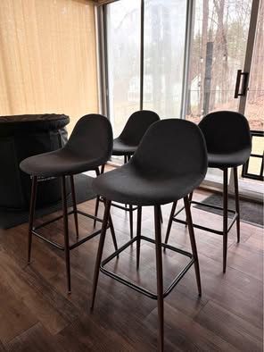 Barstool - Counter Height - Dark Gray