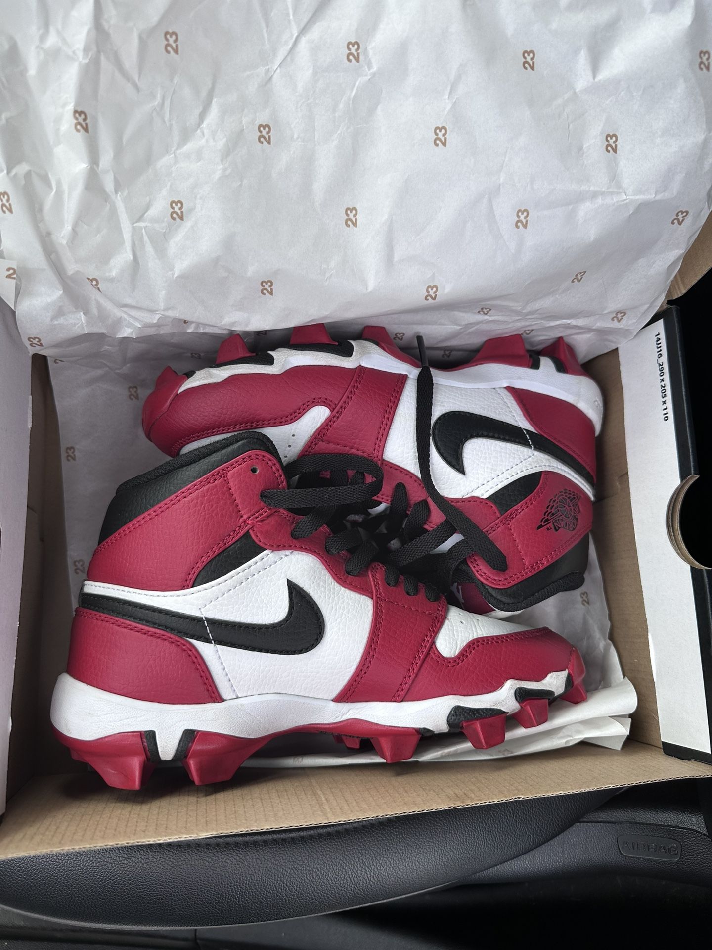 Jordan 1 Kids' Mid Cleats - Youth