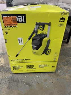 2100 PSI 1.2 GPM Cold Water Corded Electric Pressure Washer with Foamer
