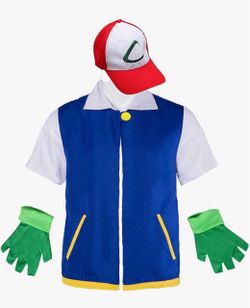 Pokémon Ash Ketchum Costume Men’s XL
