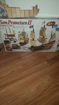 Barco De madera para armar