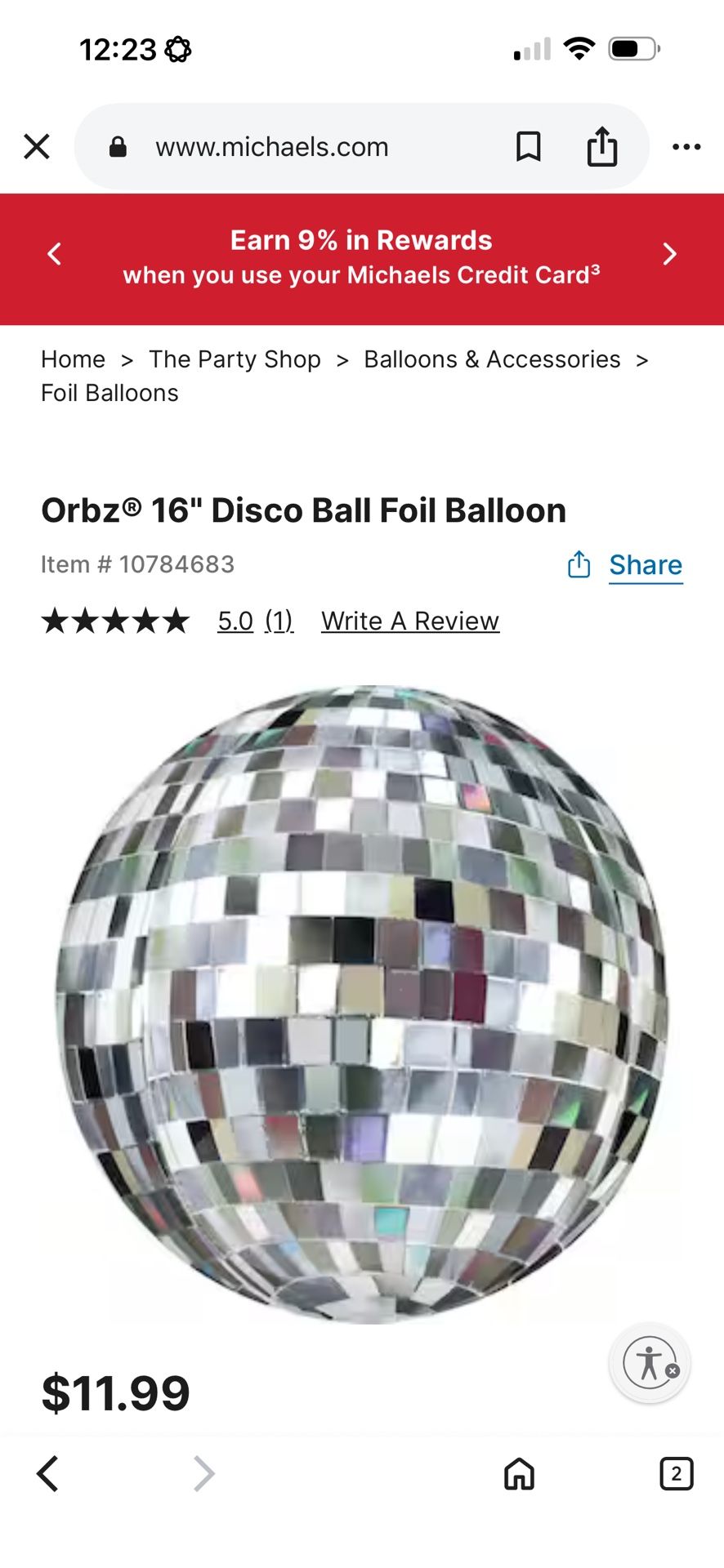 Disco Ball Set For Decor