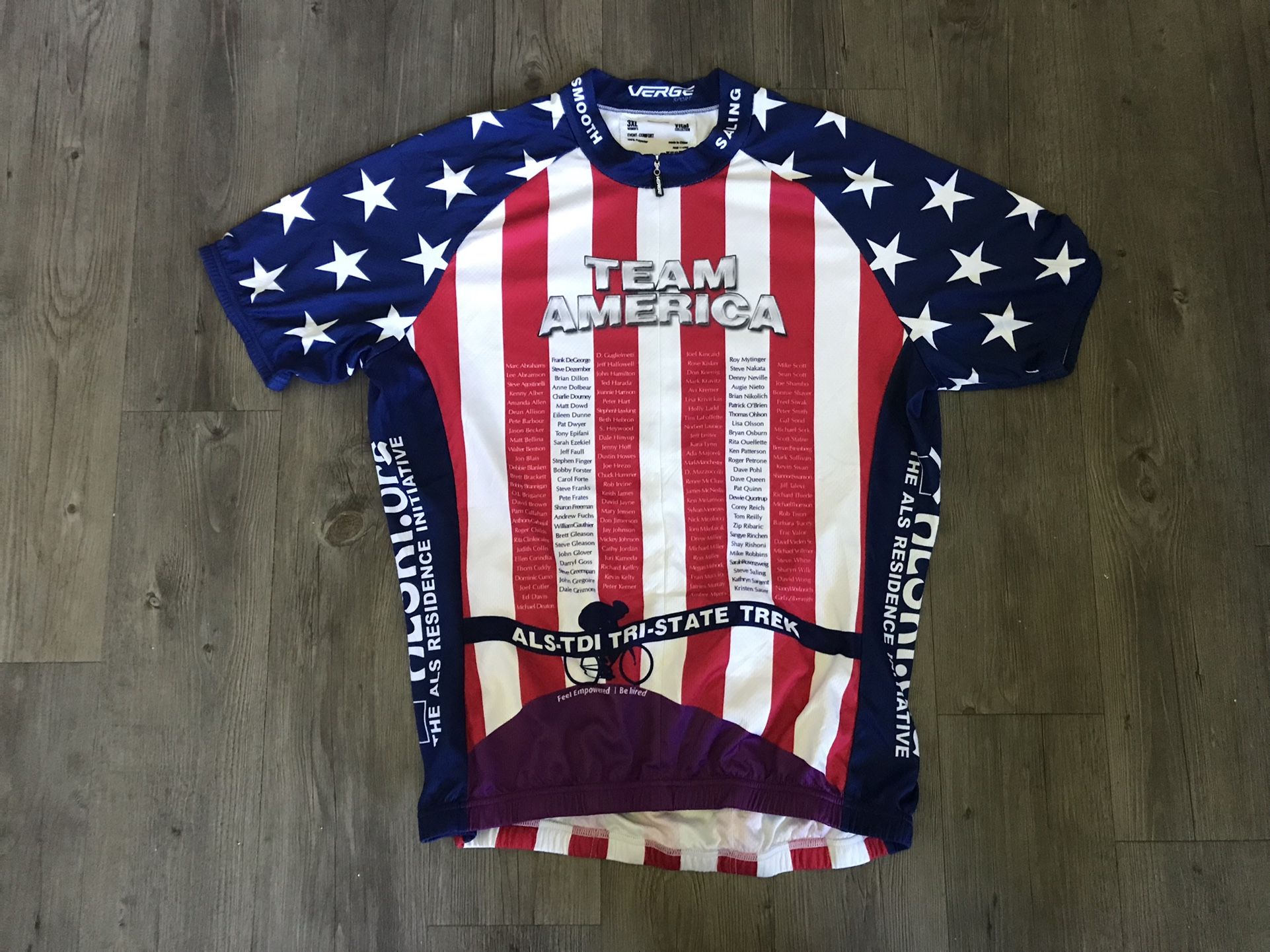 Women’s Team America Cycling Jersey - 3X