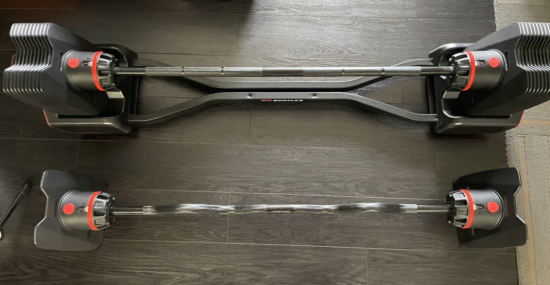 BowFlex SelectTech 2080 Adjustable Barbell and Curl Bar Weight Upgrade