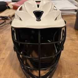 White Cascade Lacrosse Helmet 