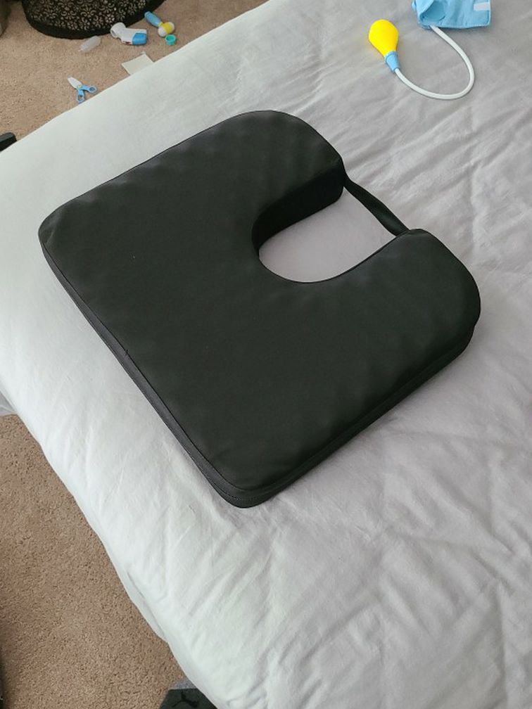 Orthopedic Pillow With Washable Cover and Carry On Strap