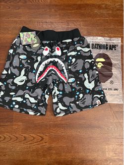 Black-Grey Bape Shorts