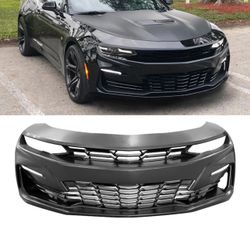 Fits 19-24 Chevy Camaro SS Style Front Bumper Conversion - Unpainted PP new  HABLAMOS ESPAŃOL Our store pick up  Brand new  material polyurethane  Dir