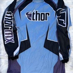 Thor Racing Blue Jersey Top