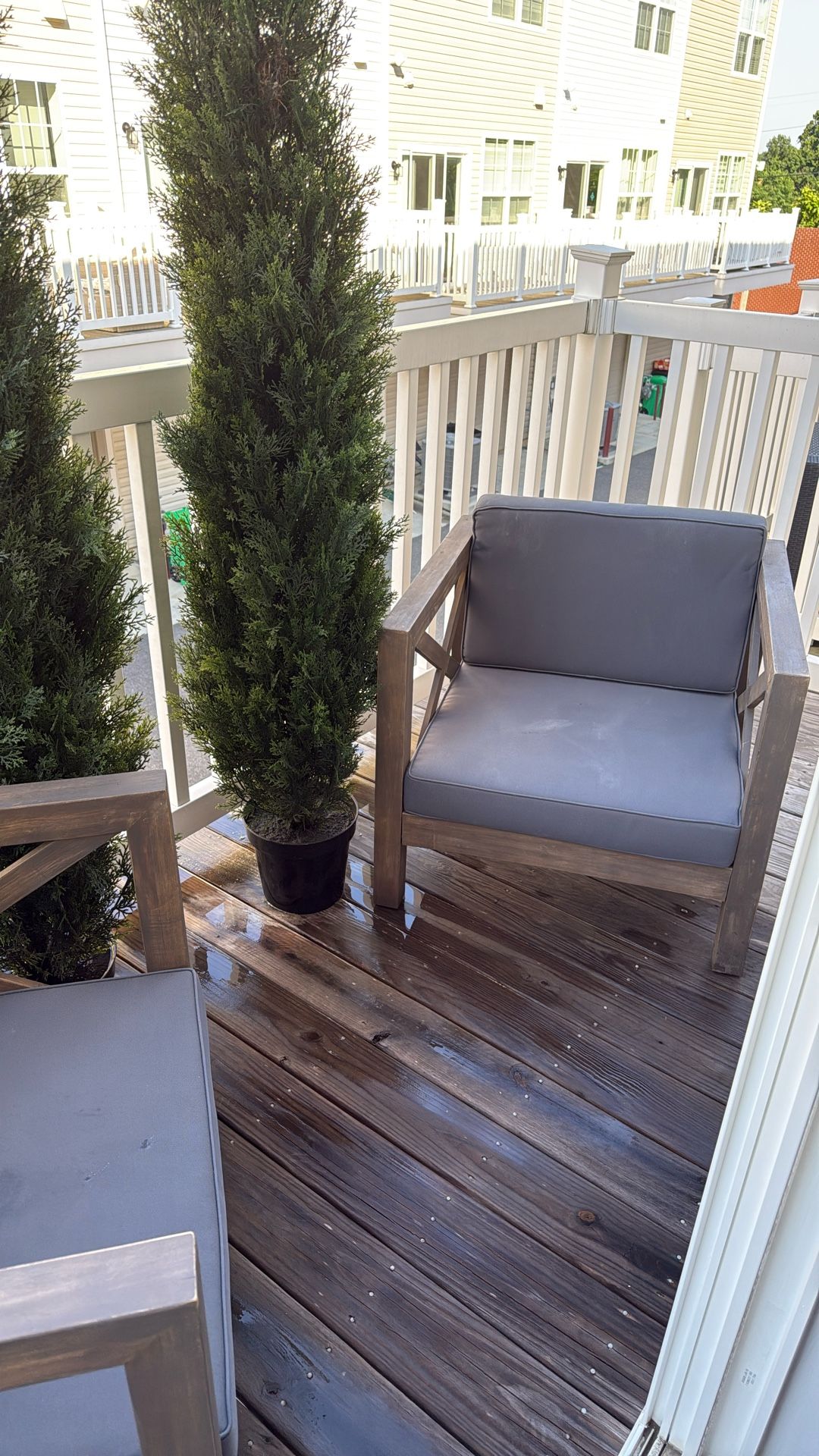 2 Patio Chairs And Covers