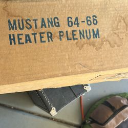 Mustang 64-66 heater plenum
