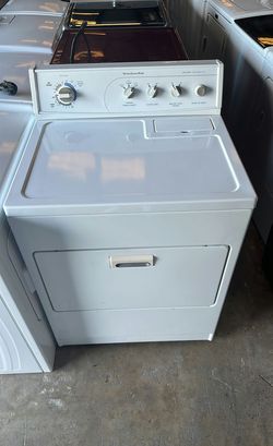 White KitchenAid Electric Dryer QuickDry