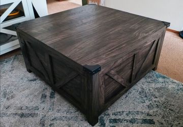 Jimeimen Farmhouse Lift Top Coffee Table