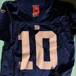 Kids Large (7) New York Giants Manning Jersey