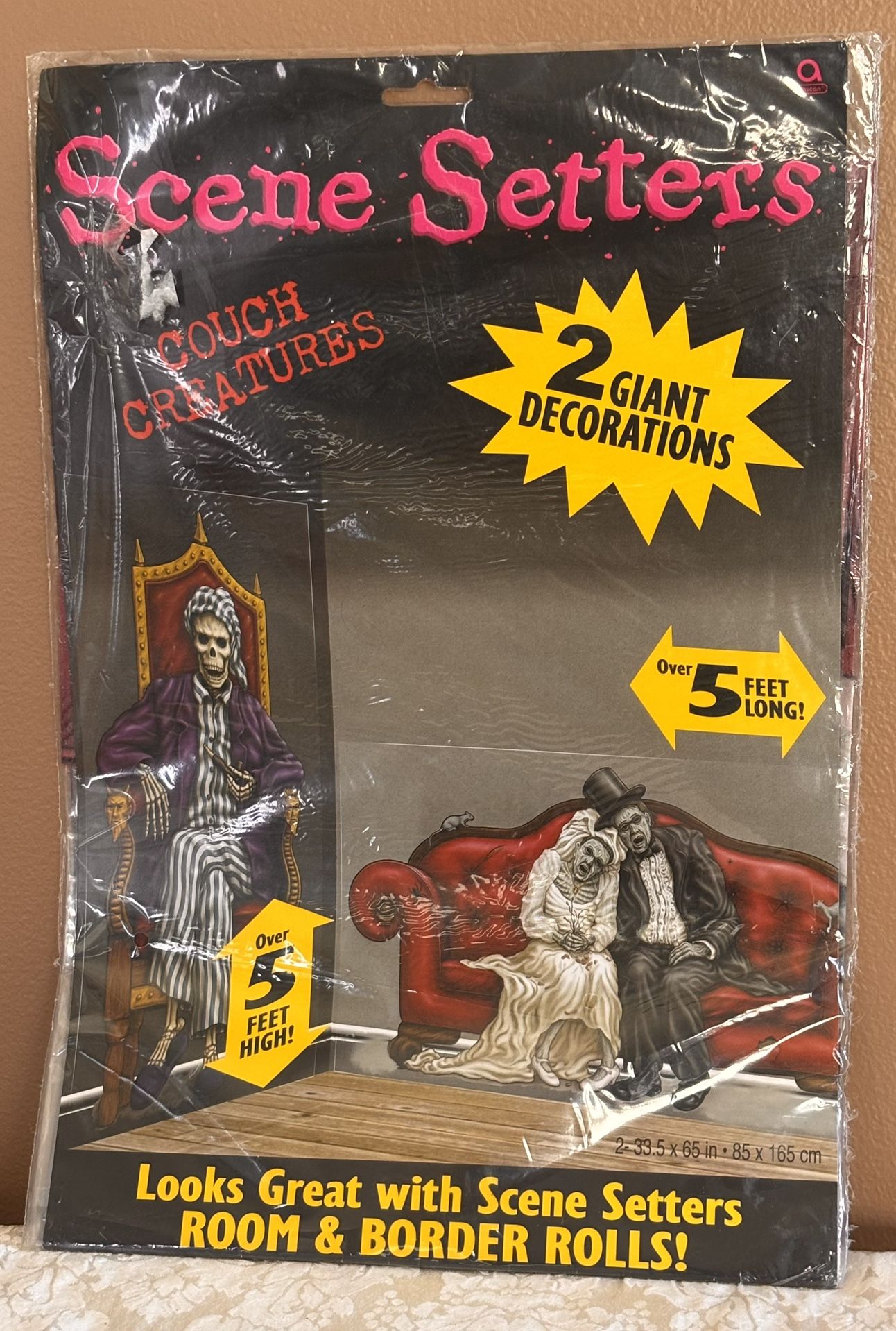 NEW Scene Setters Halloween “Couch Creatures”-Still In Sealed Packaging💀Read FULL Details Belows