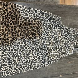 Leopard Overall Girls Dress