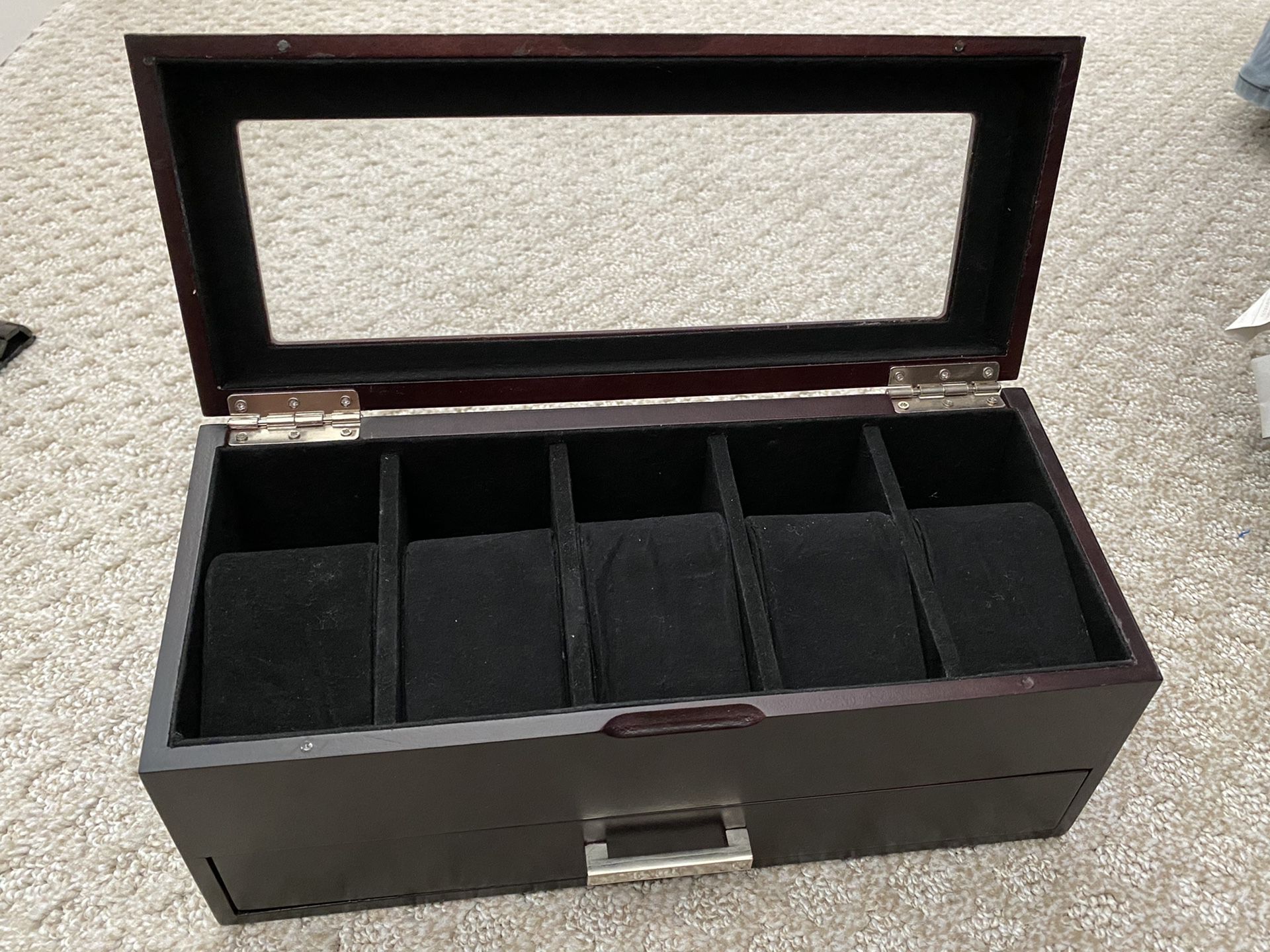 5 Watch / Jewelry Storage Box Case
