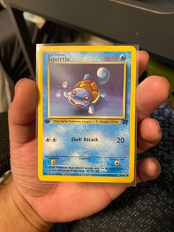 Squirtle Pokémon Card 1st Edition