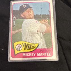 Mickey Mantle 1965 Sport Mag All Star Card