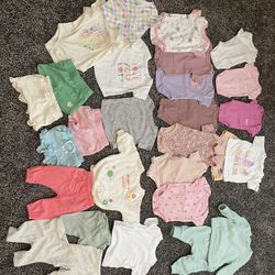 Baby Girl 0-3 Month Clothes 