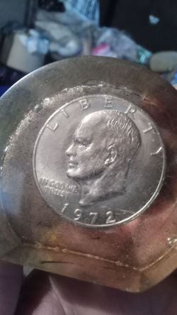 ERROR Eisenhower dollar off center struck ( Negotiable ) !!!