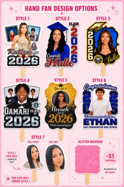 Graduation head cutouts