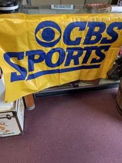 Vintage CBS SPORTS BANNER