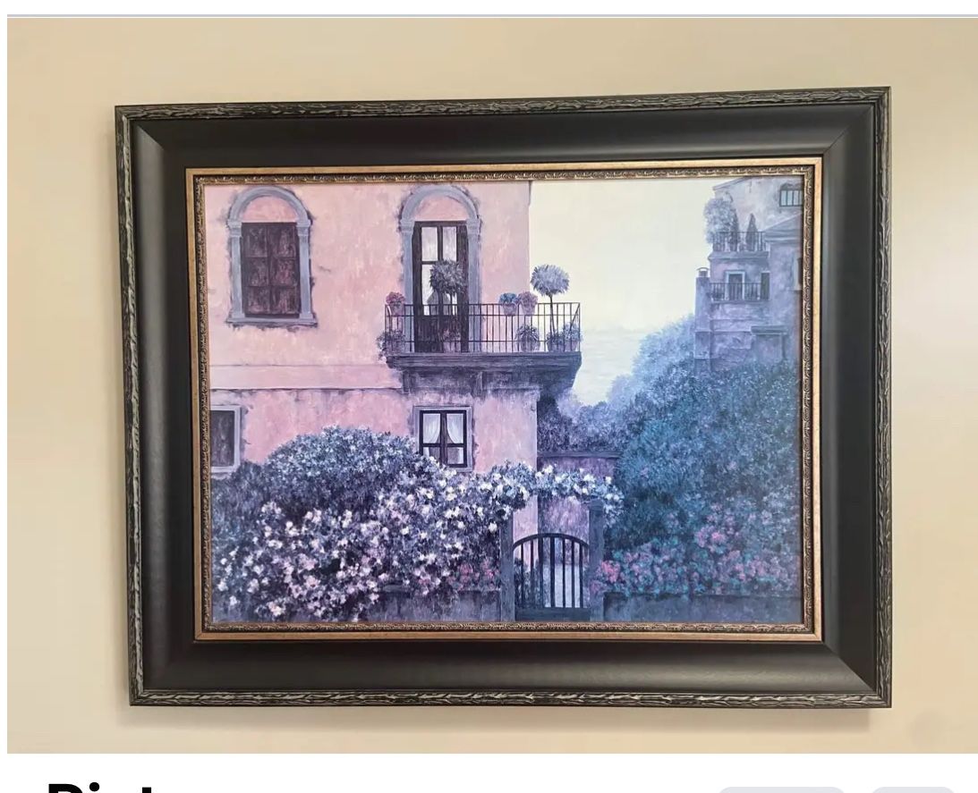 Large Picture With Nice Frame 