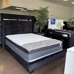 Queen Bedroom Set-TAKE HOME WITH $25