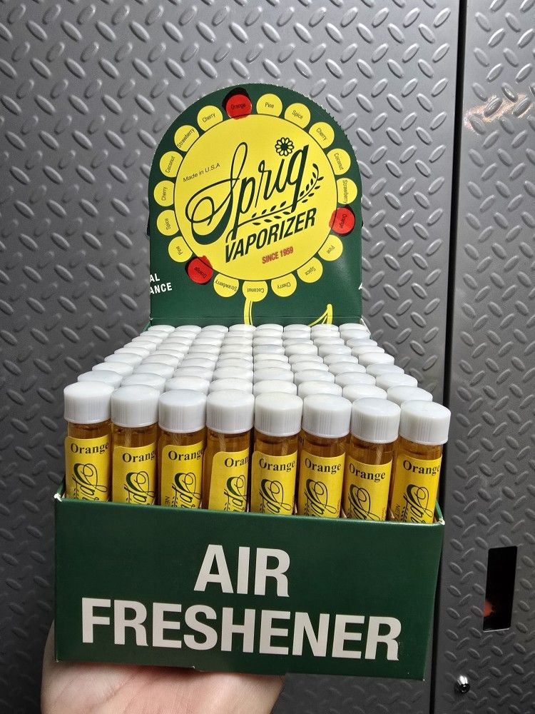 Sprig Orange Scent Air Freshsners for Home & Cars - New Box