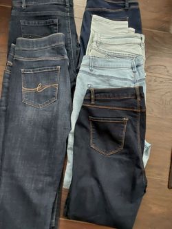 Lot of 5 7Women's Jeans Mixed Wash size 12