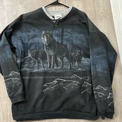 Vintage Wolf Sweater 