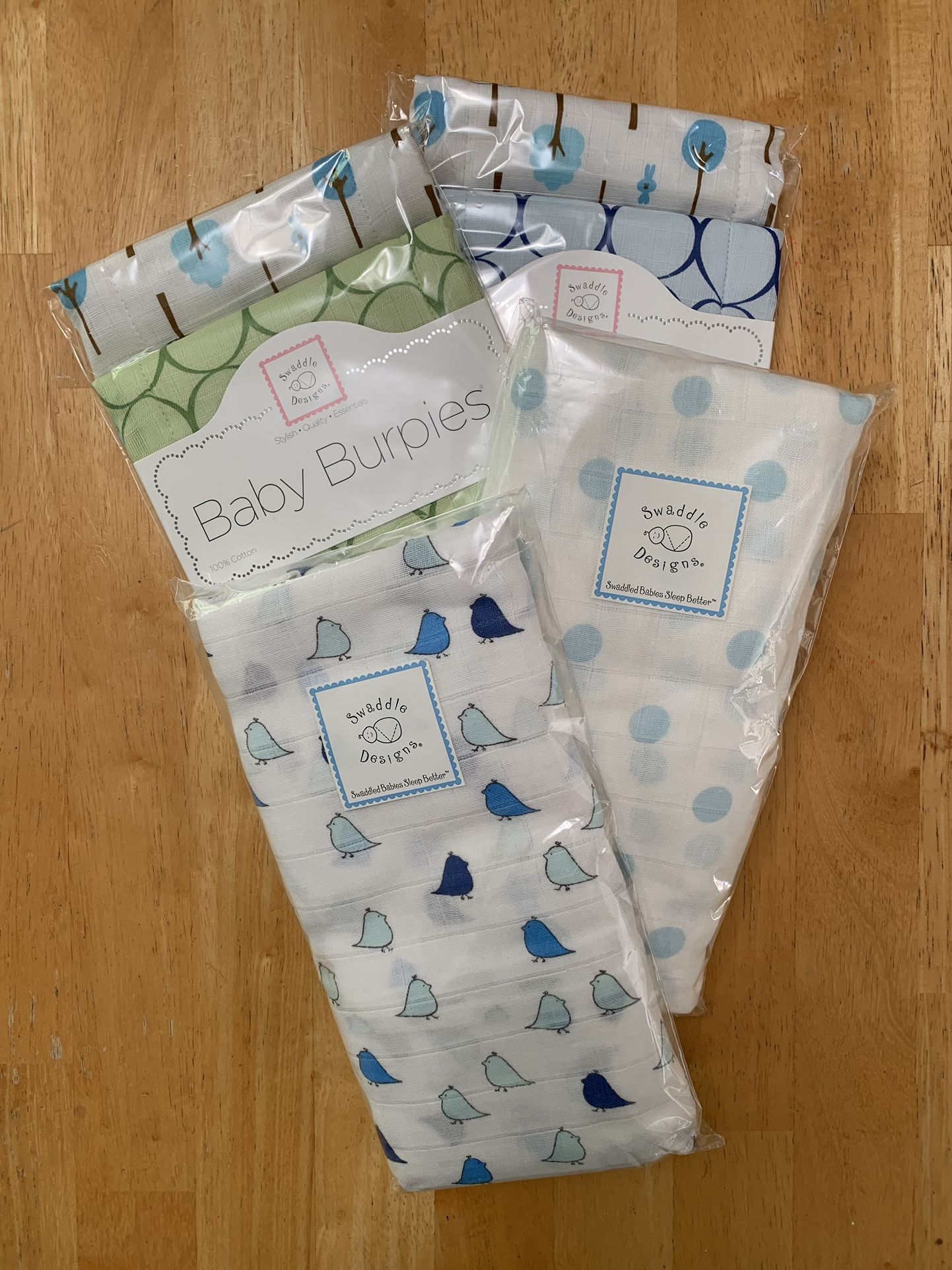 Burp Cloths And Swaddles