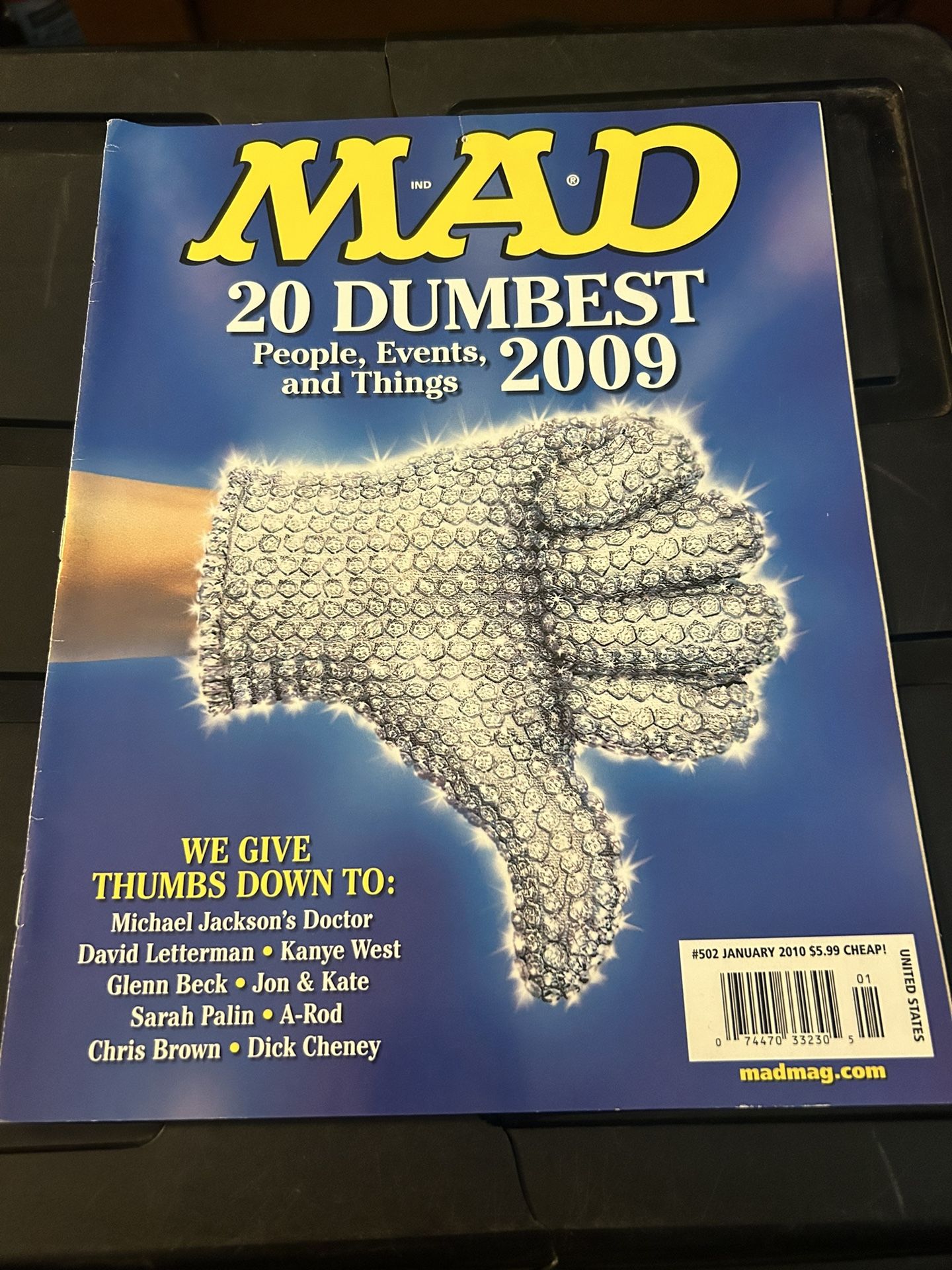 Mad Magazine #502 (EC Publications, 2010) M7 Michael Jackson