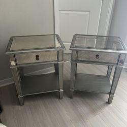 Mirrored Nightstands 
