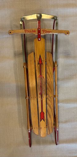 Vintage Flexible Flyer Model 51 wooden sled