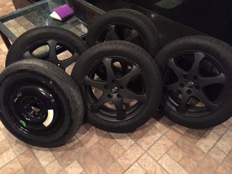 Infiniti g35 rims plastic dip is going to need 2 tires