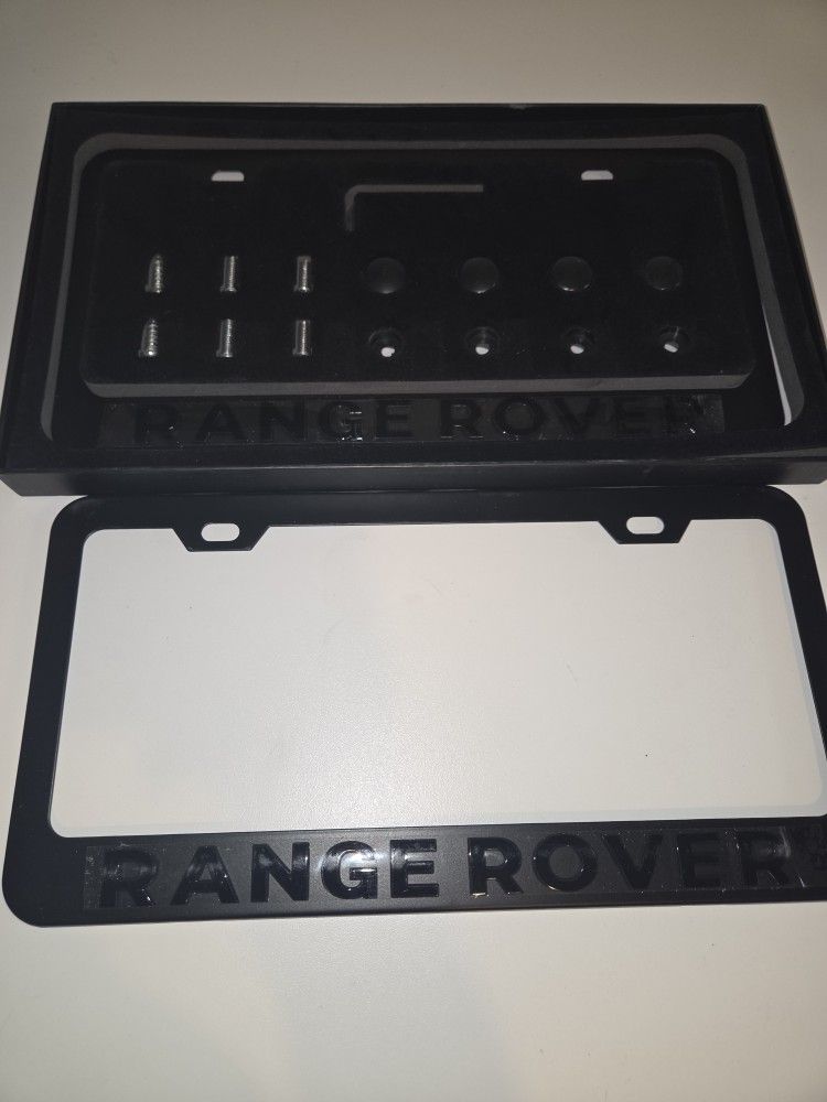 Range Rover License Plate Frame Set Of 2